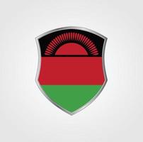 malawis flagga design vektor