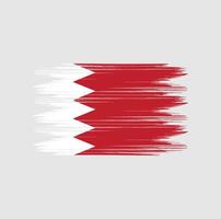 Bahrain flaggborste vektor