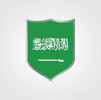 Saudiarabien flagga design vektor