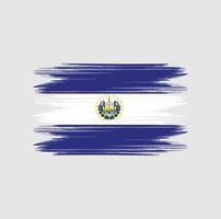 El Salvador flagga borste vektor