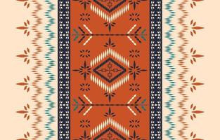 vacker etnisk abstrakt ikatkonst. sömlösa mönster i tribal, folklig broderi och mexikansk stil. Aztekisk geometrisk konst prydnad print.design för matta, tapeter, kläder, tyg, omslag, textil vektor