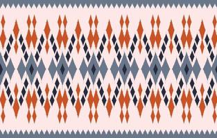 schöne ethnische abstrakte ikat-kunst. nahtloses muster chevron in stammes-, volksstickereiraute und mexikanischem stil. aztekischer geometrischer kunstverzierungsdruck. design für teppich, tapeten, verpackung vektor