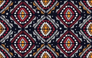 etniskt abstrakt tyg. sömlösa mönster i tribal, afrikanskt vaxtryck kitenge blommotiv vektor. Aztec geometrisk konst ornament.design för matta, tapeter, kläder, omslag, tyg, omslag, klänning vektor