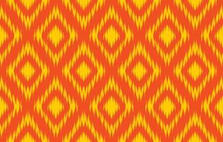 vacker etnisk abstrakt ikatkonst. gula sömlösa mönster i tribal, folkbroderi, aztec chevron art ornament print.design för matta, tapeter, kläder, omslag, tyg. vektor