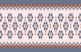 schöne ethnische abstrakte ikat-kunst. nahtloses muster chevron in stammes-, volksstickereiraute und mexikanischem stil. aztekischer geometrischer kunstverzierungsdruck. design für teppich, tapeten, verpackung vektor