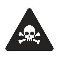 illustration av ett tecken och symbol för fara, fara, säkerhet och säkerhet. vektor