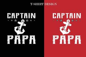 Vater-T-Shirt-Design. Papa-T-Shirt-Design. Vater zitiert T-Shirt-Design. vektor