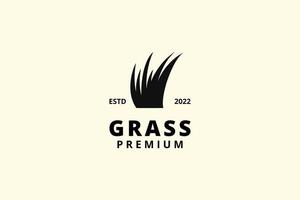 Gras-Logo-Design-Vektor vektor