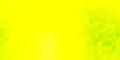 hellgrüne, gelbe Vektorschablone mit abstrakten Formen. vektor