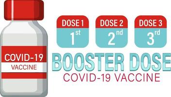 booster shorts covid 19 vaccin logotyp vektor