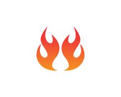 Feuer Logo und Symbole Vorlage Symbole App vektor