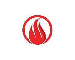 Feuer Logo und Symbole Vorlage Symbole App vektor