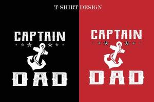 Vater-T-Shirt-Design. Papa-T-Shirt-Design. Vater zitiert T-Shirt-Design. vektor