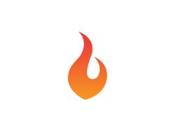 Feuer Logo und Symbole Vorlage Symbole App vektor