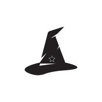 wizard cap karaktär logotyp vektor mall