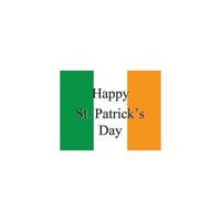 glad st patrick's day vektor rund etikett lager vektorillustration