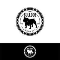 hundegemeinschaft emblem bulldoggenlogo kreis design inspiration