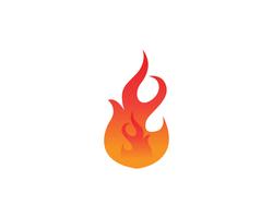 Ikon för brandlogo och symbolmallar app vektor