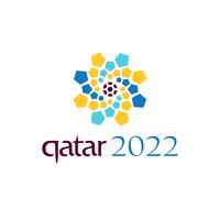offizielle Logo-Weltmeisterschaft 2022 in Katar Vektor-Design-Symbol oder eine Ikone vektor