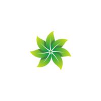 Natur Blatt Logo Design Vektor Illustration Icon-Element