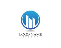 Finanzlogo und Symbole vector Konzeptillustration