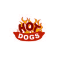 Hot Dog Illustration Logo Design-Konzept-Vorlage vektor