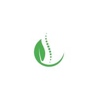 hälsovård natur logotyp design vektor illustration ikon element