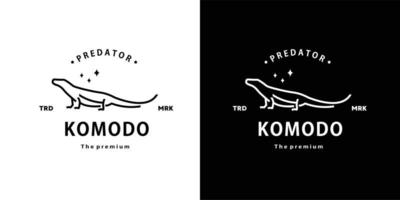 vintage retro hipster comodo logo vektor umriss monoline kunstikone