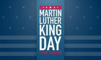 alles Gute zum Martin-Luther-King-Tag. Glückwunschinschrift auf dem Hintergrund. keine Leute. Nahaufnahme, Ansicht von oben. Glückwünsche für Familie, Verwandte, Freunde und Kollegen. vektor