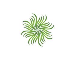 grünes Blatt Ökologie Natur Element Vektor Icon