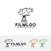 design av logotyp för filmproduktion vektor