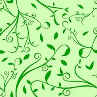 nahtloses Muster aus natürlichen grünen Blättern. hellgrüner Blattvektor der Natur freier Hintergrund vektor