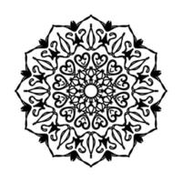 Mandalas für Malbuch. dekorative runde Ornamente. vektor