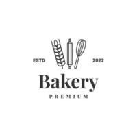 bageri premium logotyp malldesign vektor