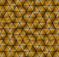 gyllene rundad triangulär form bakgrund vektor