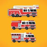 verschiedene Arten von Feuerwehrautos