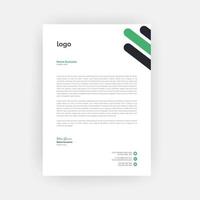 Einfache kreative moderne Briefkopfvorlagen für Ihr Projektdesign, A4-Größen. vektor