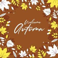 Herbst Hintergrund Design vektor