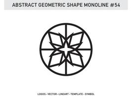 freier Vektor der abstrakten geometrischen monolinen Form