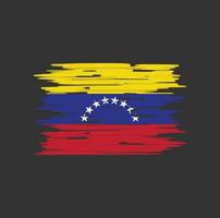 venezuela flagge bürste vektor