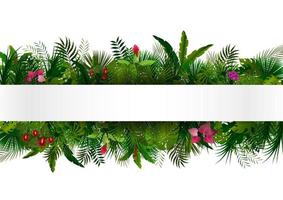 tropisches Laub. Blumenmuster background.vector vektor