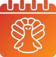 Thanksgiving-Icon-Stil vektor