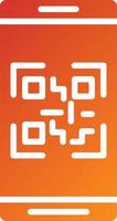 QR-Code-Symbolstil vektor