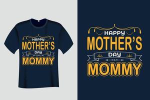 glad mors dag mamma t-shirt design vektor