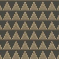 traditioneller Stammes-Dreieck ethnischer Muster brauner Hintergrund bereit für Ihr Design vektor
