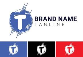 t-Brief neues Logo und Icon-Design vektor