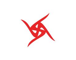 Dreieck Magie Dreizack Logo und Symbole Symbole App vektor