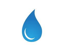 Wassernaturlogo und Symbolschablonenikonen-APP vektor