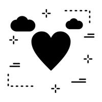 vektor hjärta ikon