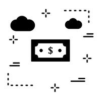 Vektor-Dollar-Symbol vektor